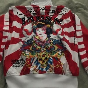 ED HARDY WARM UP JACKET